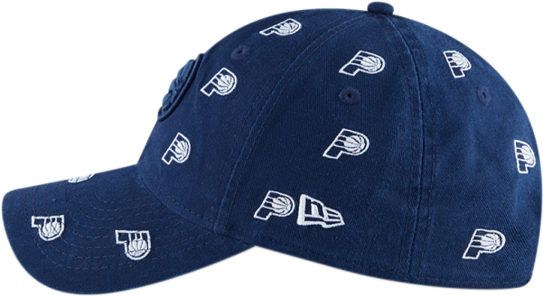 Womens Indiana Pacers Logo Scatter 9twenty Adjustable - Baseball Cap (600x600), Png Download
