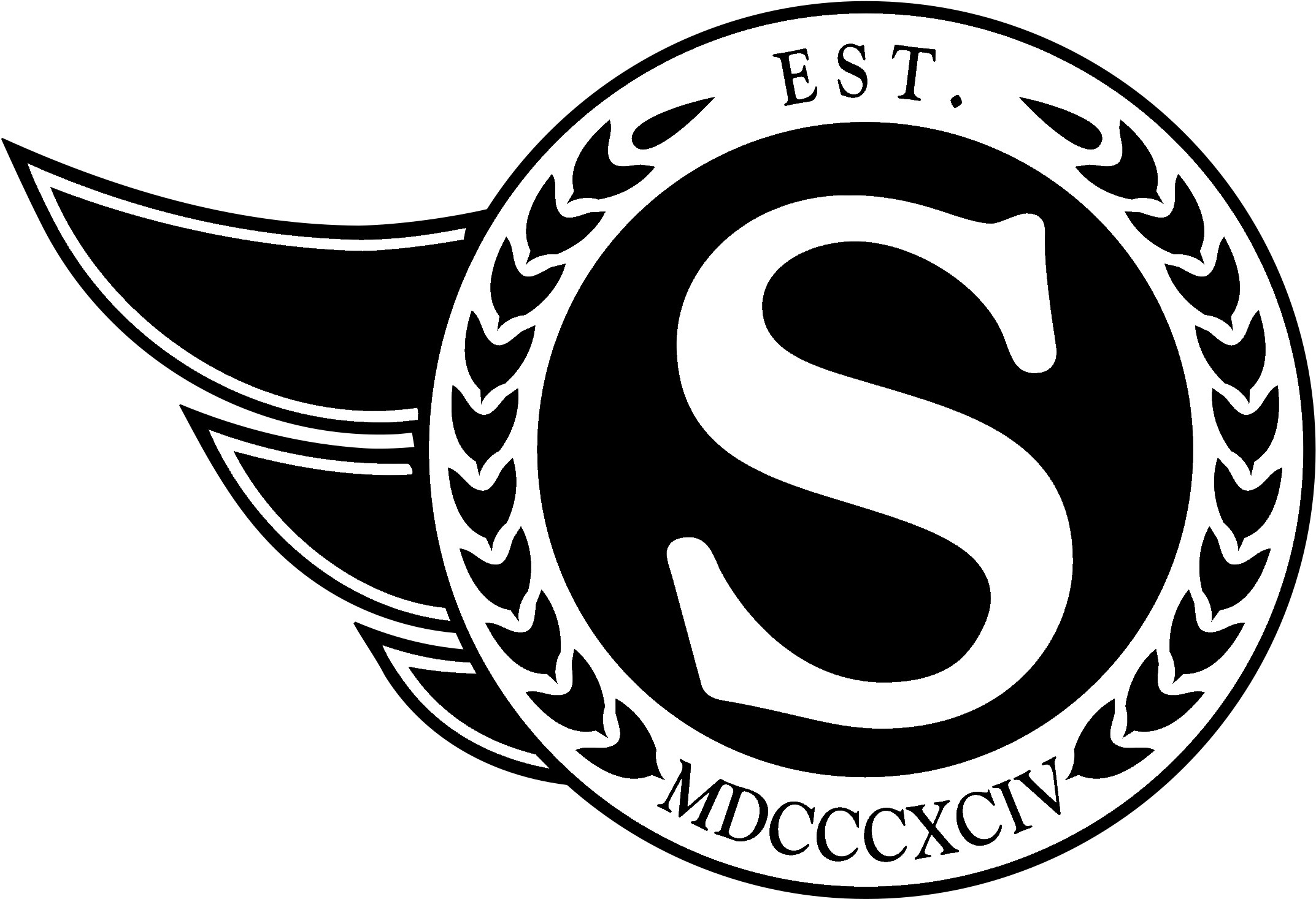 Ottawa Senators Logo Black And White - Ottawa Senators 2006 Logo (2400x2400), Png Download