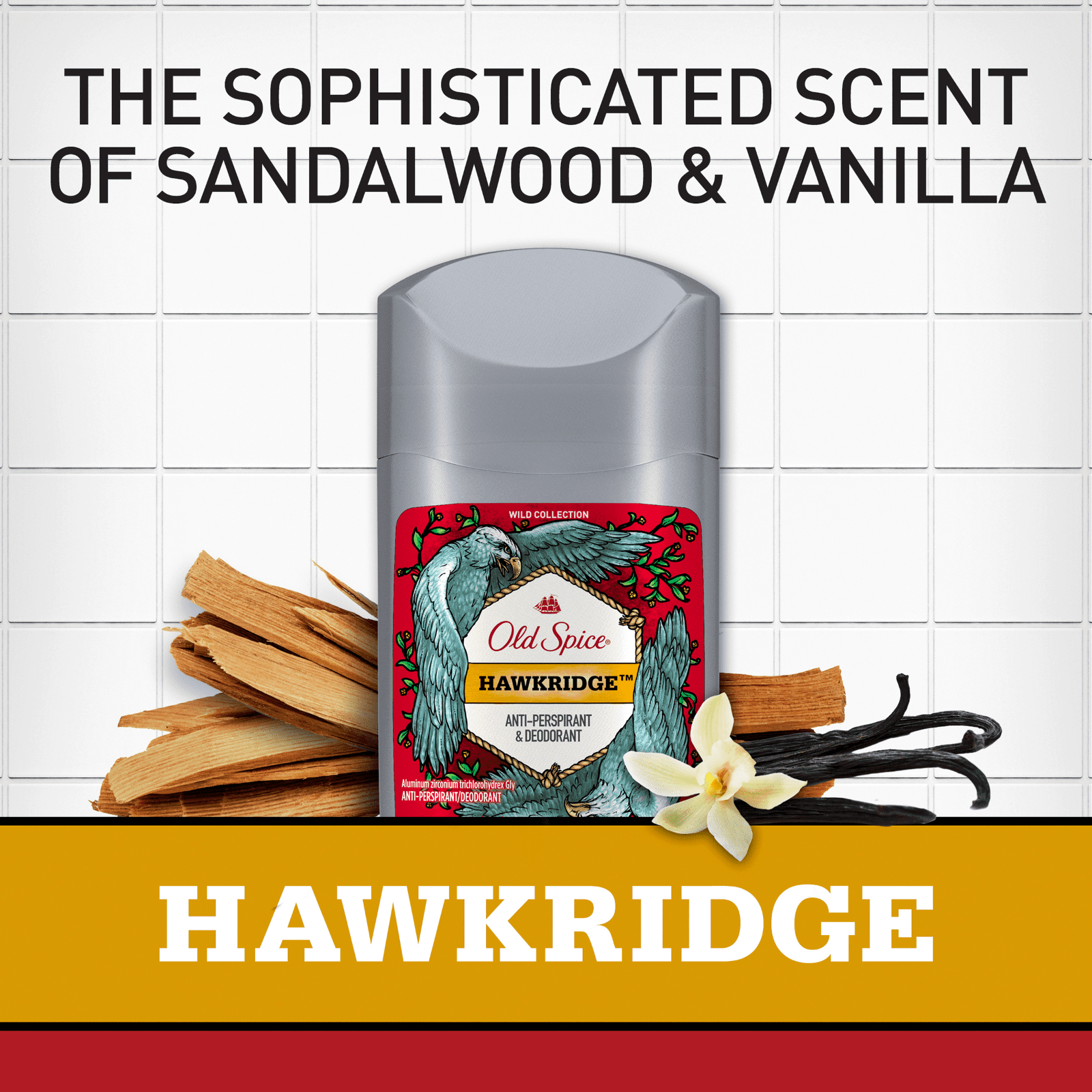 Buy Old Spice Wild Collection Deodorant Hawkridge - Personal Care (1600x1600), Png Download
