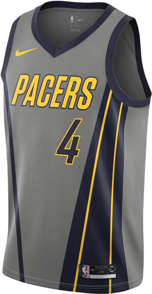 Indiana Pacers - Nba Jersey 2018 19 (1000x1000), Png Download