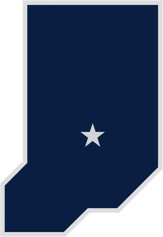 Our Home - Indiana Pacers Alternate Logo (561x814), Png Download