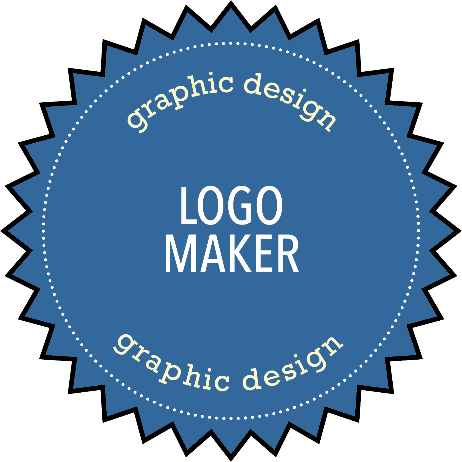 Graphic Design Logo Maker Spring 2017 Geometry Dash - Sale 50 Off Blue (1611x1611), Png Download