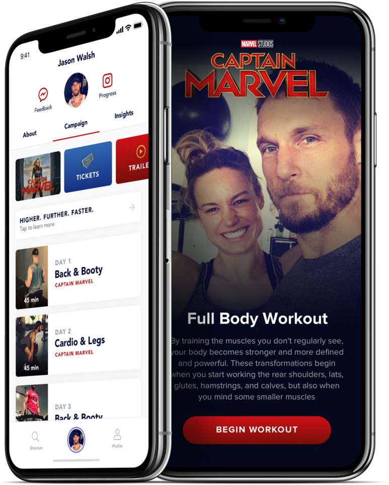 Captain Marvel Playbook - Iphone (1000x1000), Png Download