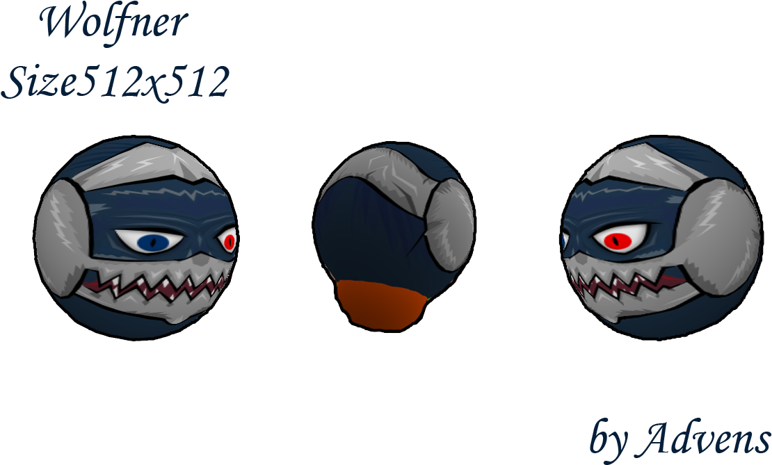 [tex]new Wolf Head - Engelsrufer (1280x720), Png Download