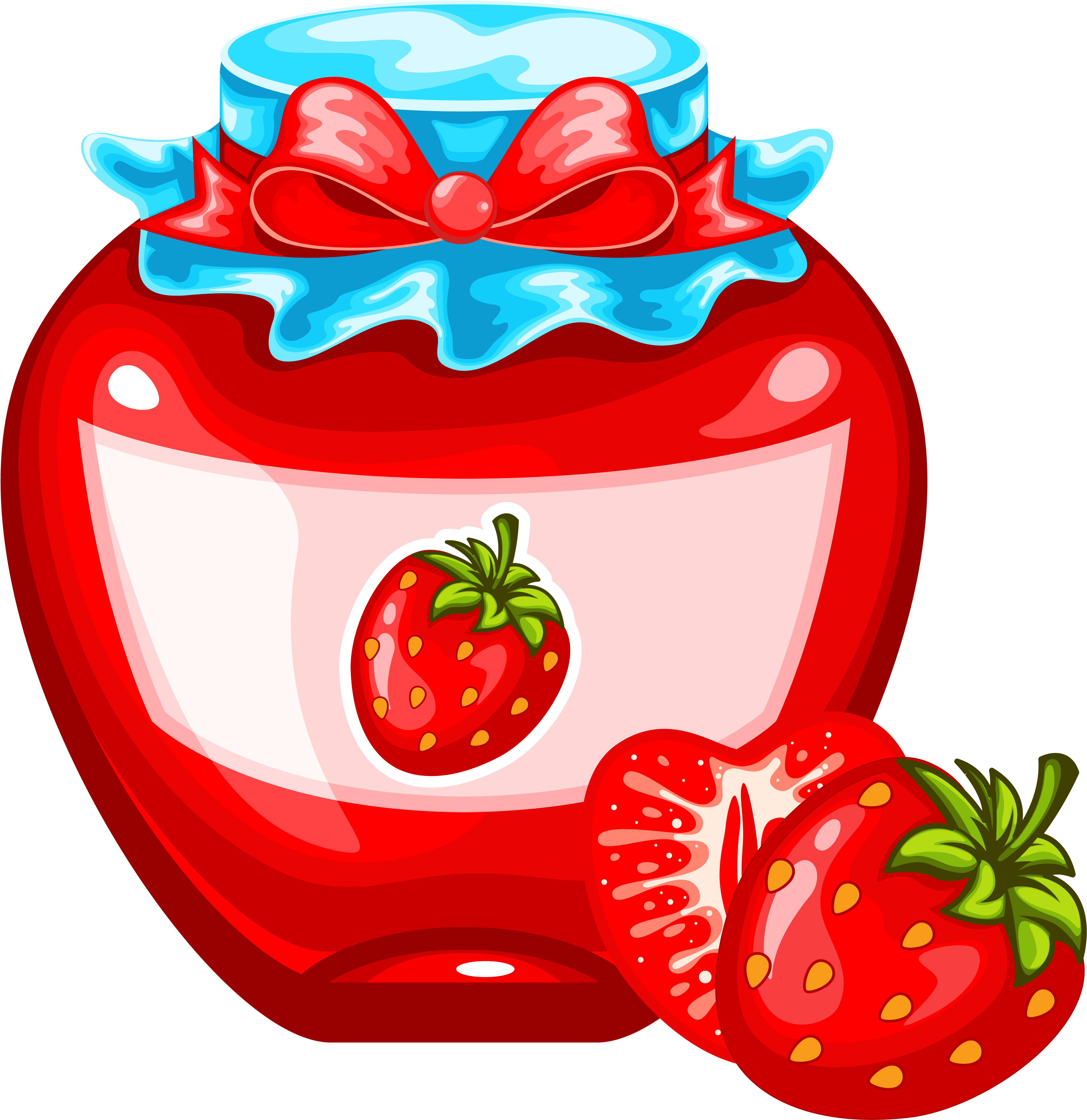 C D Da Orig Owoce Pinterest - Strawberry Jam Clipart (3777x3804), Png Download