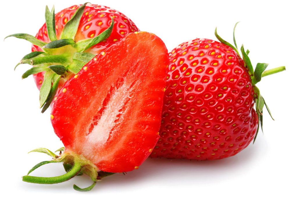 Vector Painted Strawberry - Польза Клубники (1100x896), Png Download