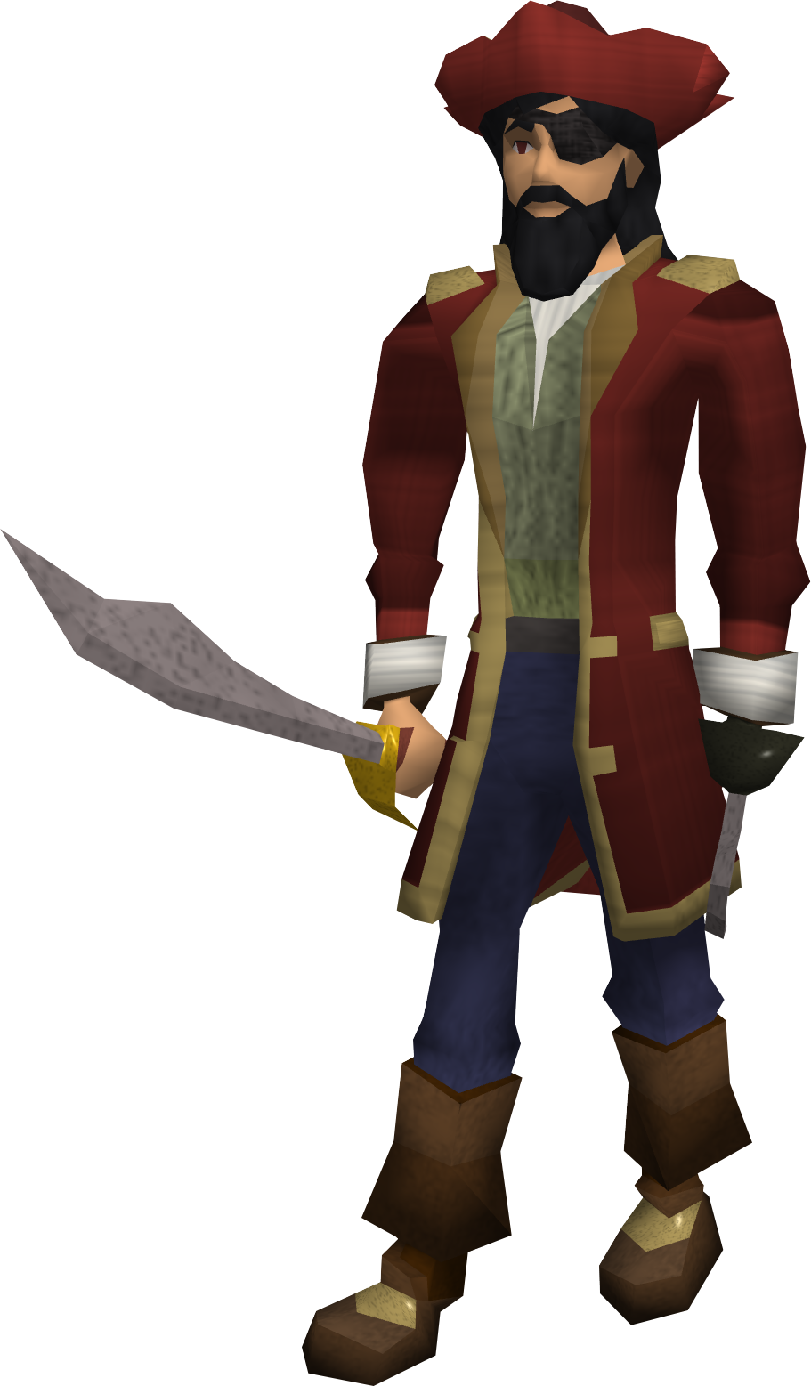 Runescape Pirate Shirt (911x1557), Png Download