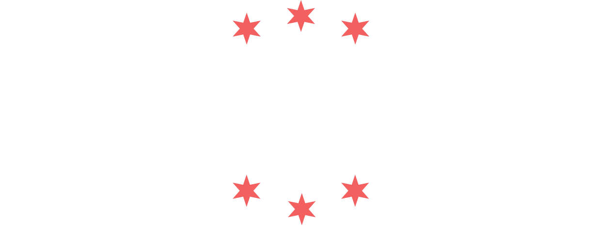 Let's Eat & 6 Red Stars For Six Corners Chicago - Stanley Jordan Trio (1240x466), Png Download