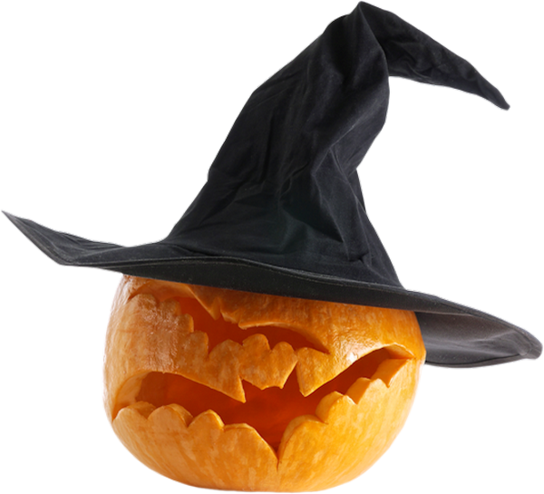 Jack-o'-lantern (600x545), Png Download