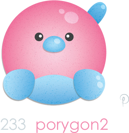 Porygon 2 Apparently Upgrades Are Curved - Bath Toy (674x630), Png Download