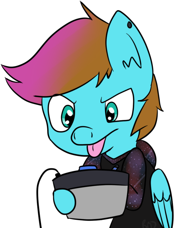 Drawn Tongue Png Transparent - Cartoon (1024x1024), Png Download