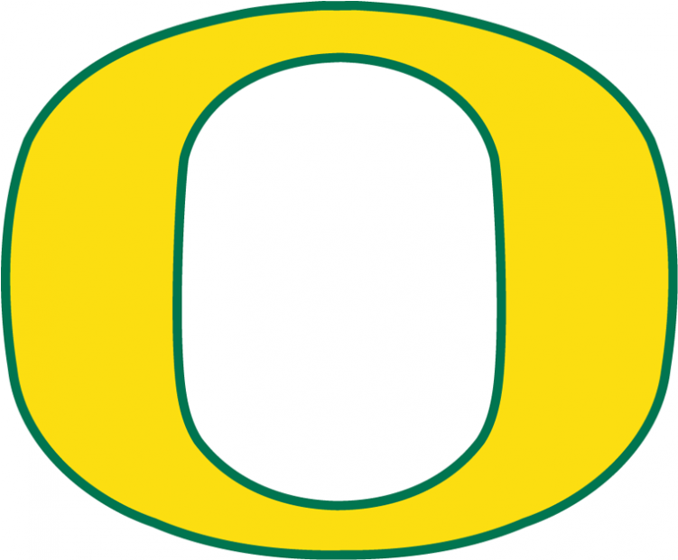 Oregon Ducks Iron On Stickers And Peel-off Decals - Corona Circolare (750x930), Png Download