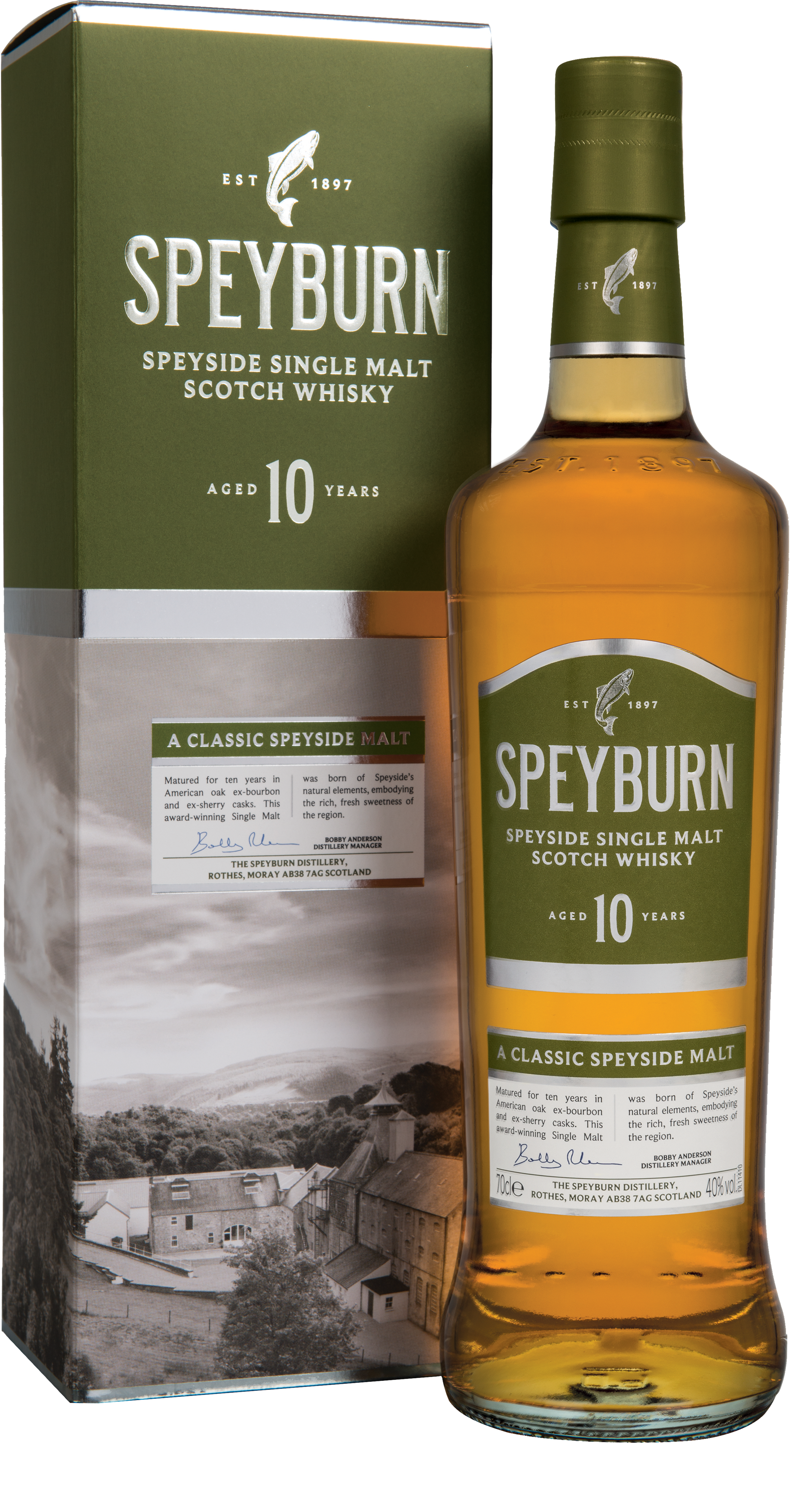 10 Years Old - Speyburn Whisky (3508x4961), Png Download