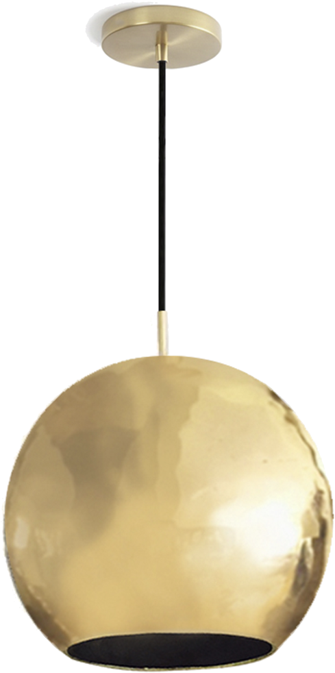Mishal Pendant Light - Brass Ball Pendant Light (800x1067), Png Download