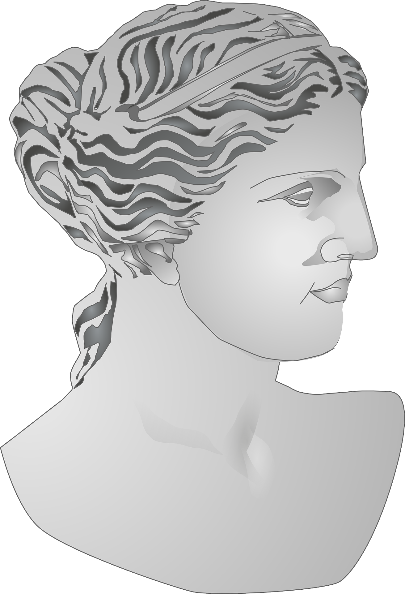 Download Roman Statue Profile Ancient Roman Womens Hairstyles