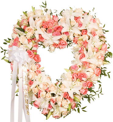 Heritage Open Heart - Bouquet (430x412), Png Download