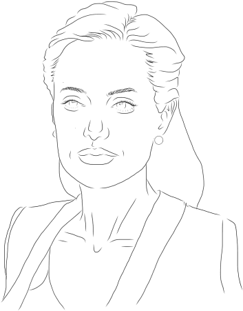 Create A Cool Line Style Draiwng Of Anyone - Sketch (680x510), Png Download