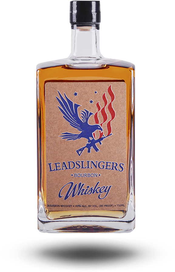 Bourbon Whiskey - Leadslingers Whiskey (576x964), Png Download