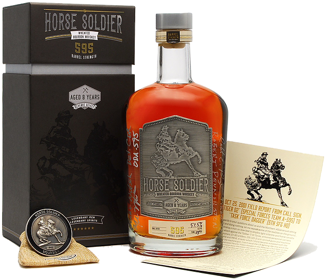 Barrel Stength Bourbon Whiskey - Horse Soldier Commanders Select Bourbon (737x737), Png Download