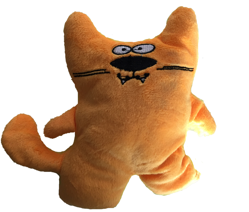 Cattoy - Stuffed Toy (990x743), Png Download