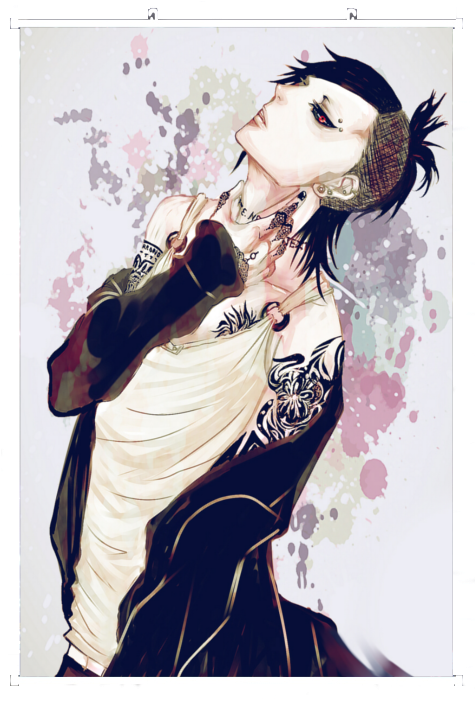Wall Scroll Tokyo Ghoul Uta - Background Tokyo Ghoul Hd (750x750), Png Download