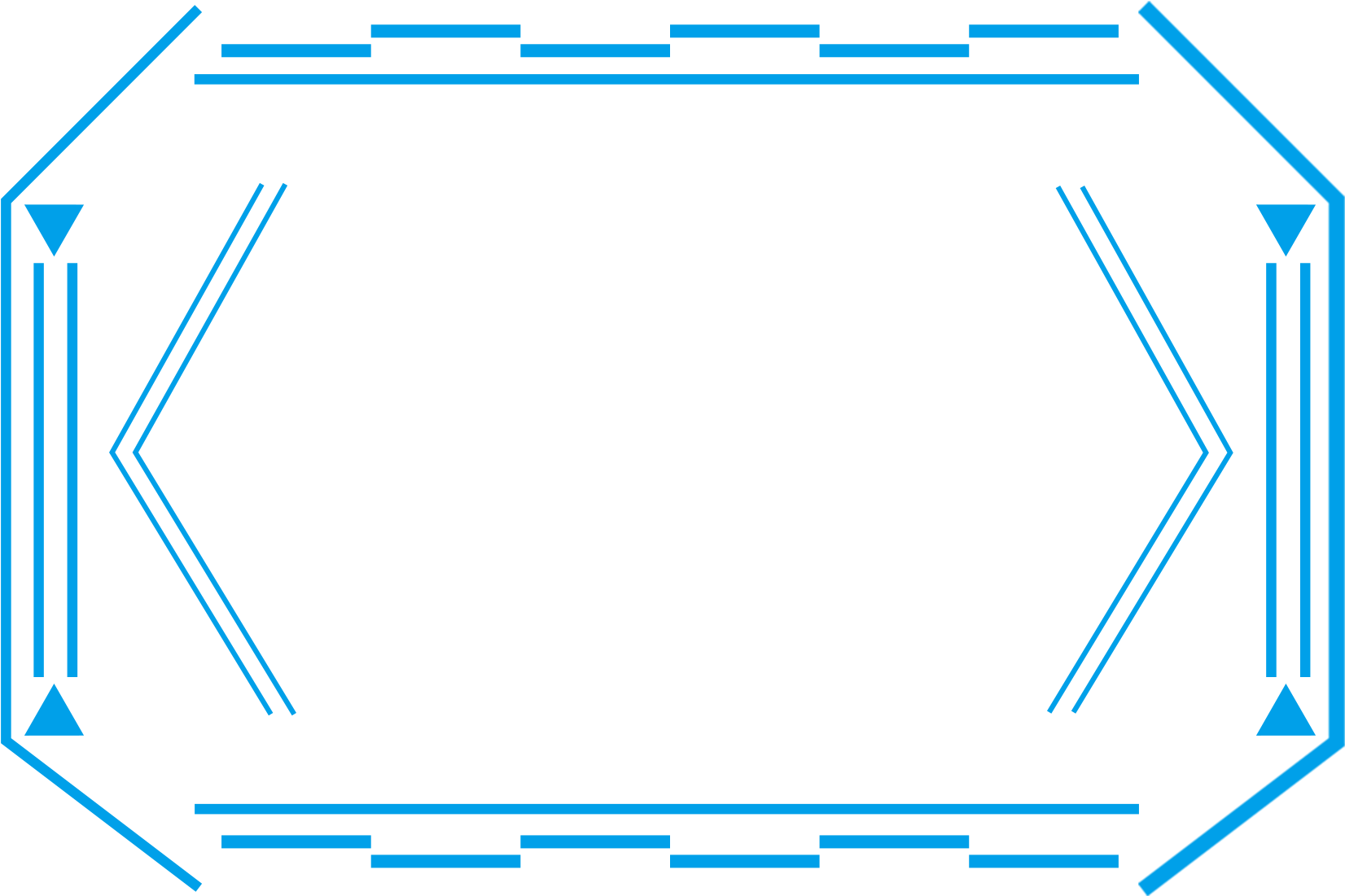 Technology Border Blue Simple Lines Png And Psd - Diagram (2000x2000), Png Download