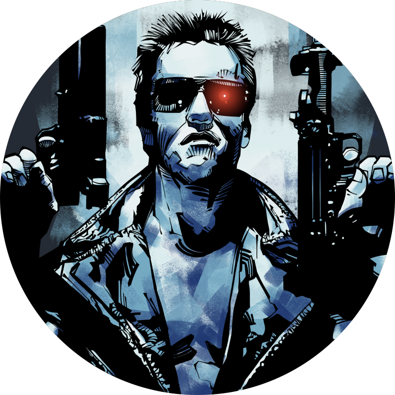 Terminator (1984) (770x770), Png Download