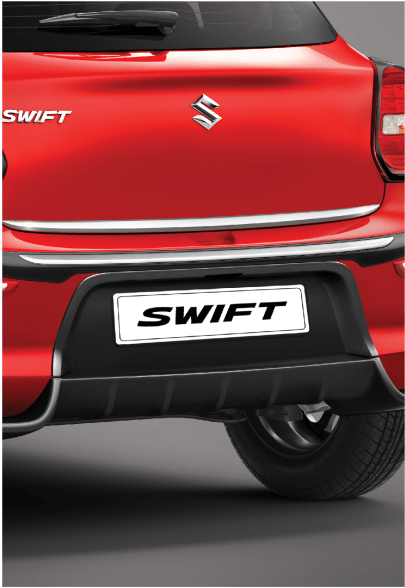 Rear Bumper Garnish - City Car (784x588), Png Download