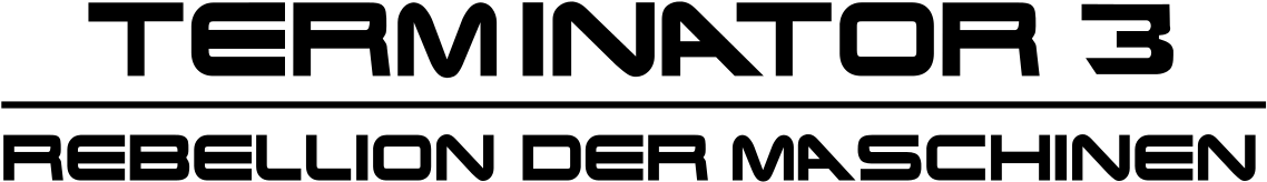 Terminator 3 Logo (1200x420), Png Download
