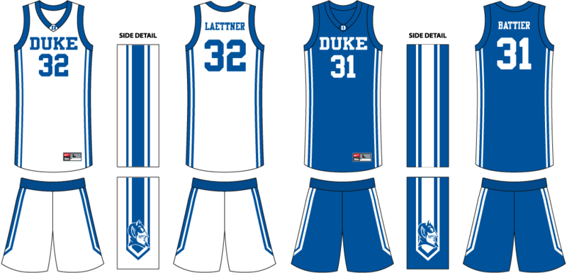 duke basketball jersey design