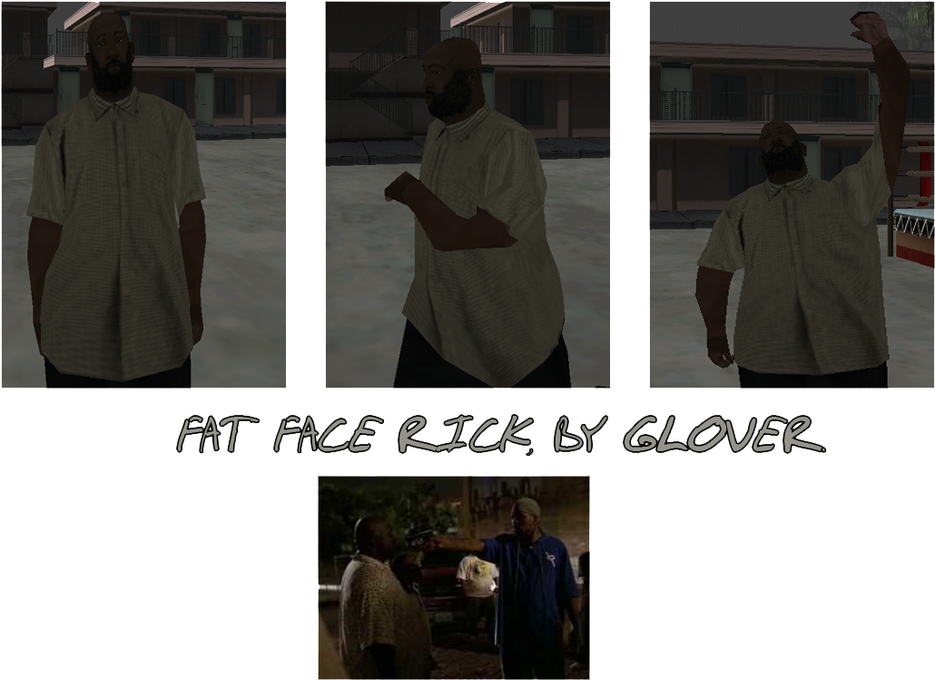 Fat Face Rick - Fat Face Rick The Wire (1280x800), Png Download