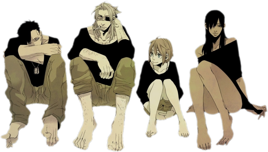 Nicolas Gangsta Squad - Manga (1000x574), Png Download