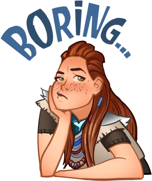 Horizon Stickers Messages Sticker-1 - Cartoon (618x618), Png Download