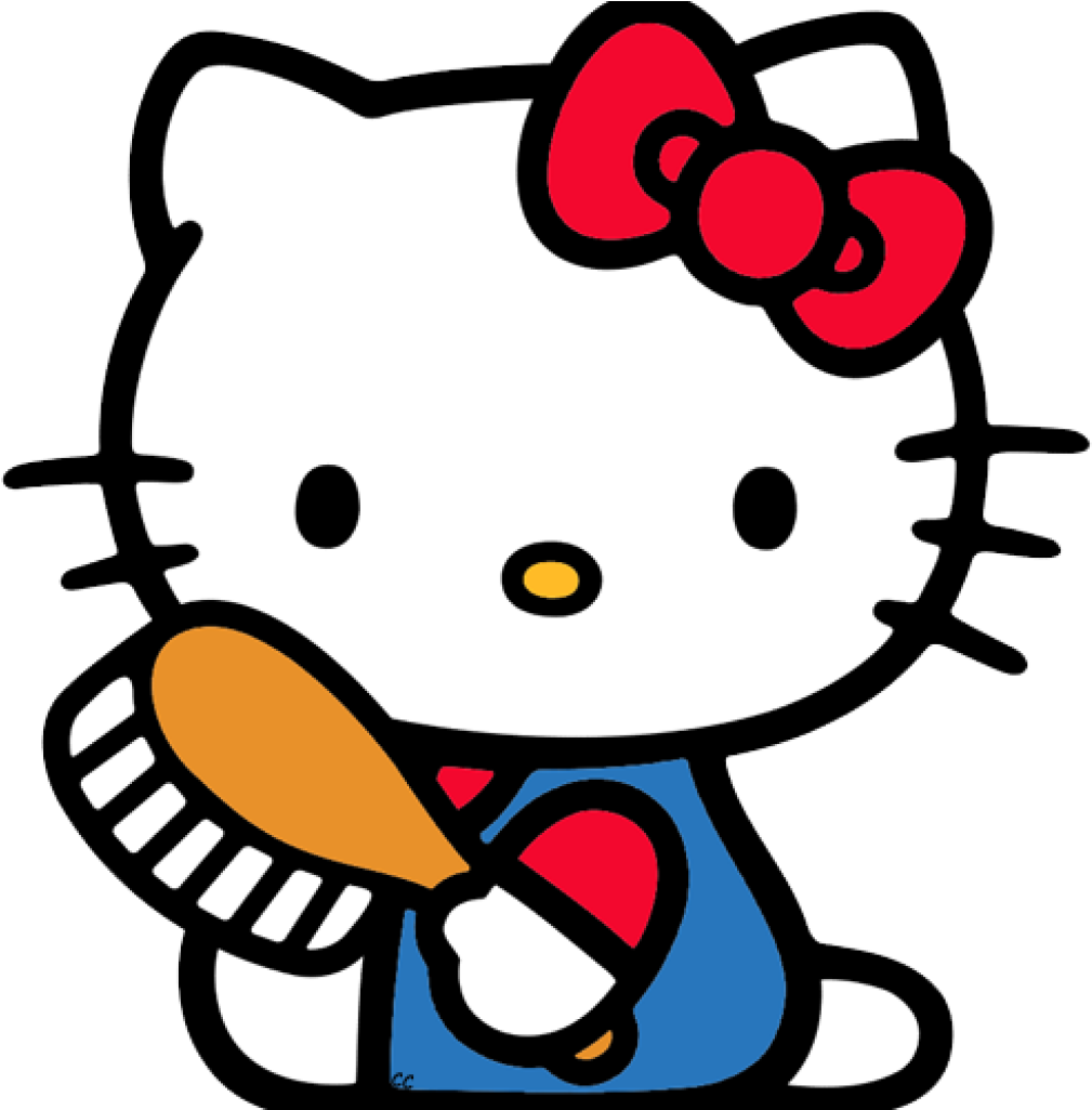 Kitty Clipart Hello Kitty Clip Art Cartoon Clip Art - Hello Kitty Png (1024x1024), Png Download