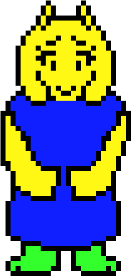 Toriel - Pixel Art Undertale Toriel (570x790), Png Download