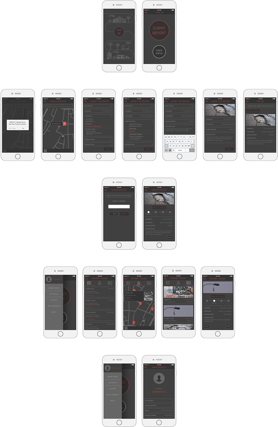 This App Allows Residents Of The City Of Providence - Control Panel (1200x1772), Png Download