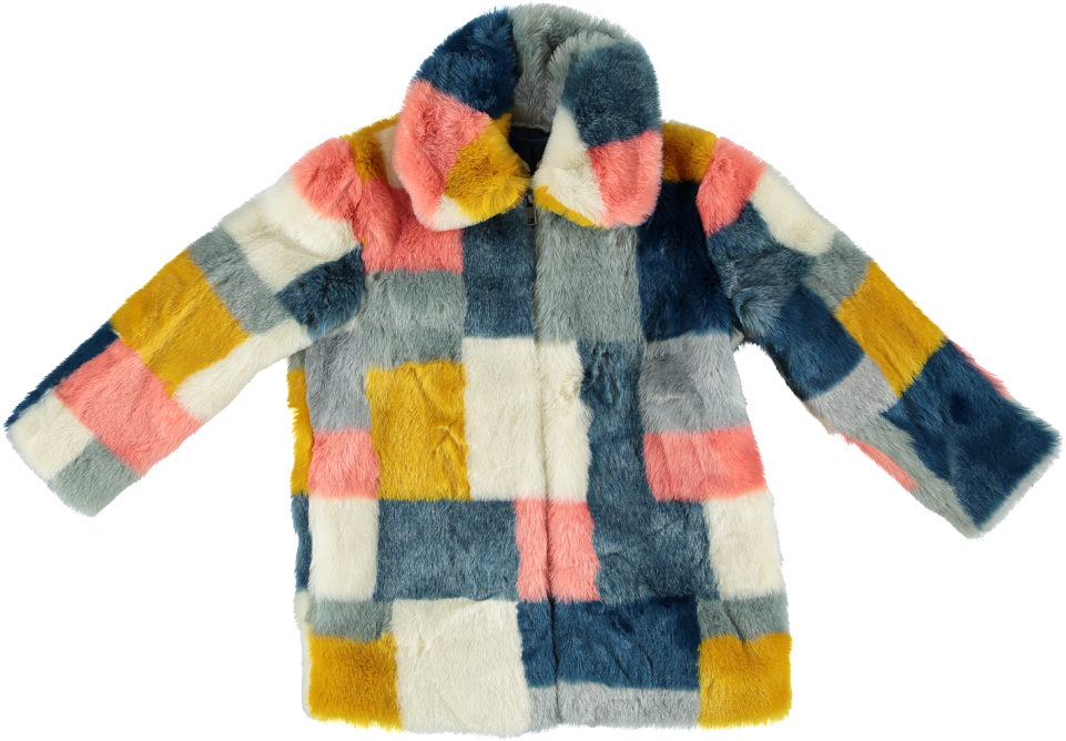 Stella Mccartney Kids Abbie Fake Fur Coat Square - Stella Mccartney Kids Coat (960x720), Png Download