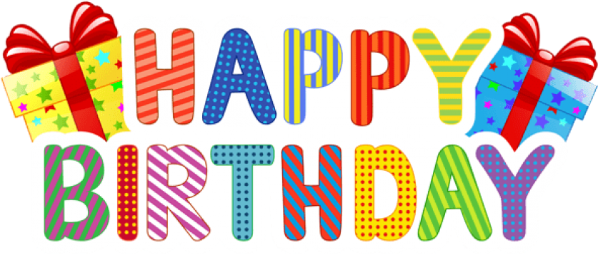 Free Png Download Happy Birthday Png Images Background (850x367), Png Download
