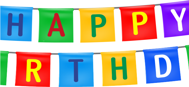 Happy Birthday Clipart Transparent Background - Transparent Background Happy Birthday (640x480), Png Download