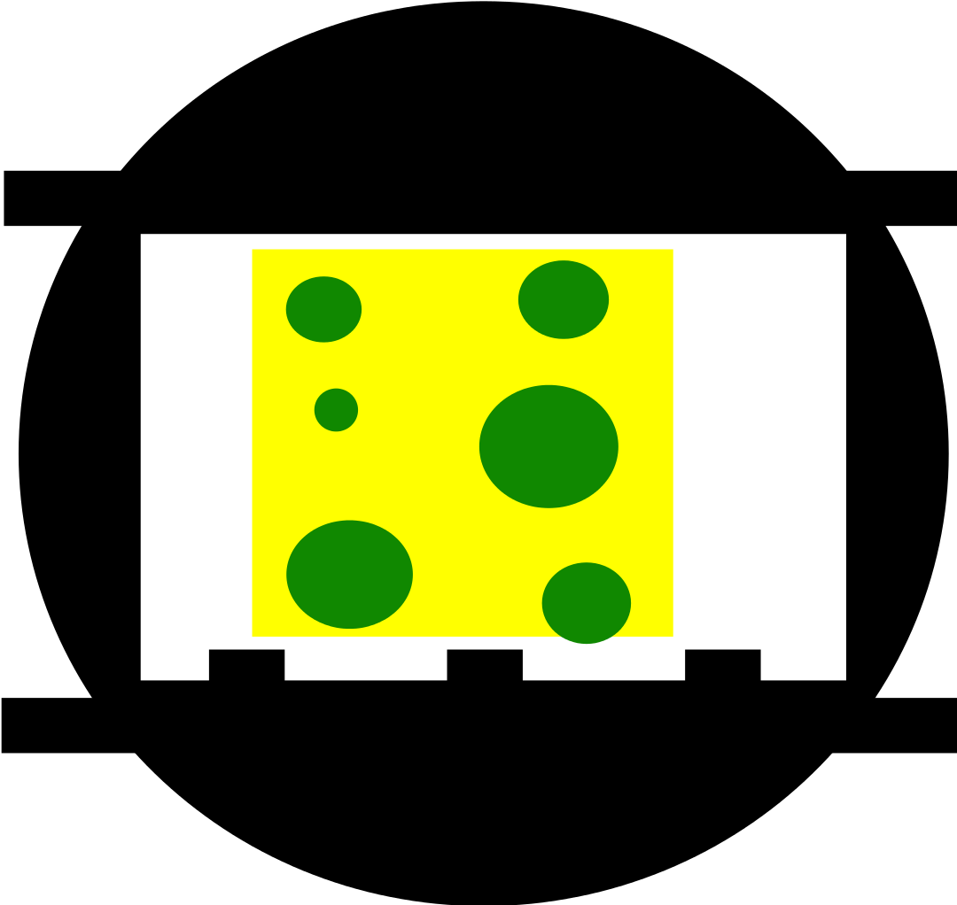 Animation Disc Yellow Greenholes - Animation Disc (1088x1024), Png Download