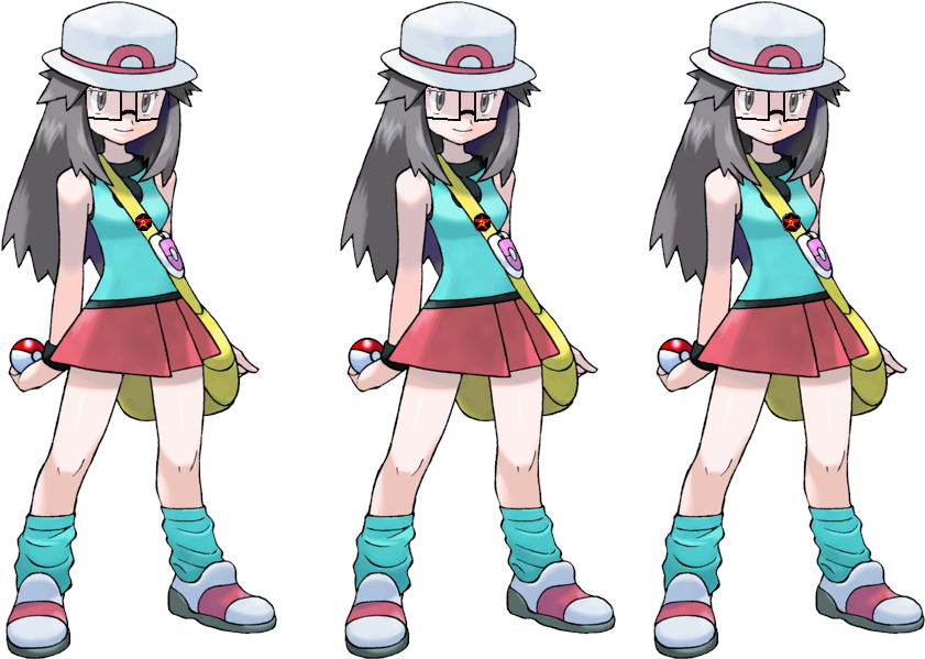 Pokemon Leaf Green Cosplay (863x598), Png Download