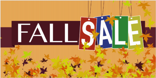 Sale Tags Leaves - Fall Sale Banner (560x560), Png Download