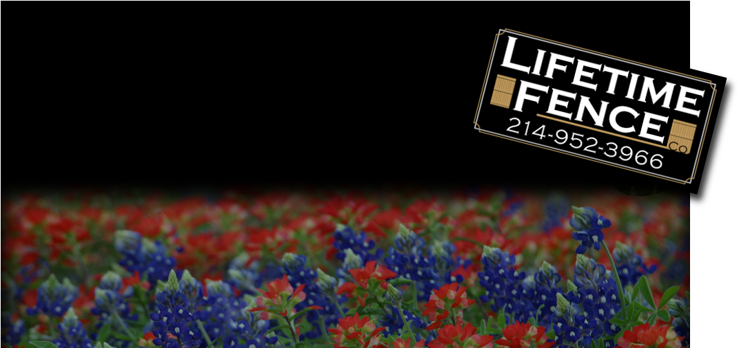 Fence Companies - Texas Wild Flowers (1400x505), Png Download