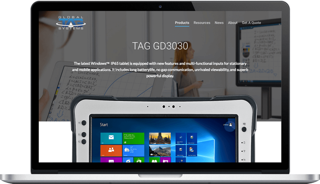 Kella Was Able To Provide Tag With A Cutting-edge Website - Gadget (1047x632), Png Download