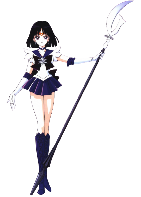 Silver Moon Crystal Power Kiss Sailoor Moon, Recuerdos, - Sailor Saturn Anime (540x773), Png Download