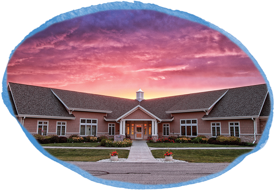 Residence Blue Circle - Estate (900x632), Png Download