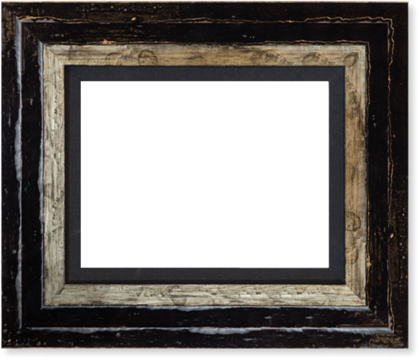Ftestickers Frame Wooden Vintage - Picture Frame (1024x1024), Png Download