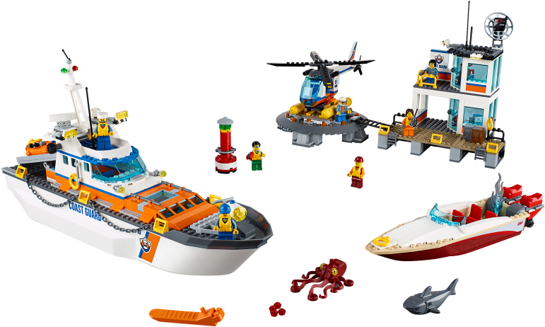 Coast Guard Head Quarters - Headquarters Coast Guard Lego Set (800x600), Png Download