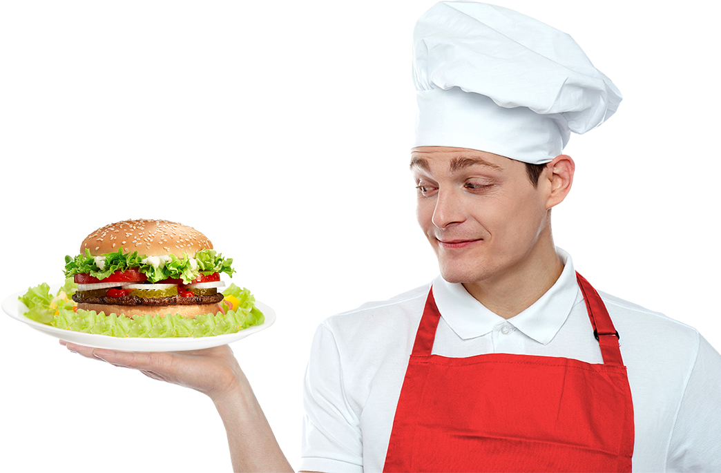 Man-img - Cooking Man (1044x685), Png Download