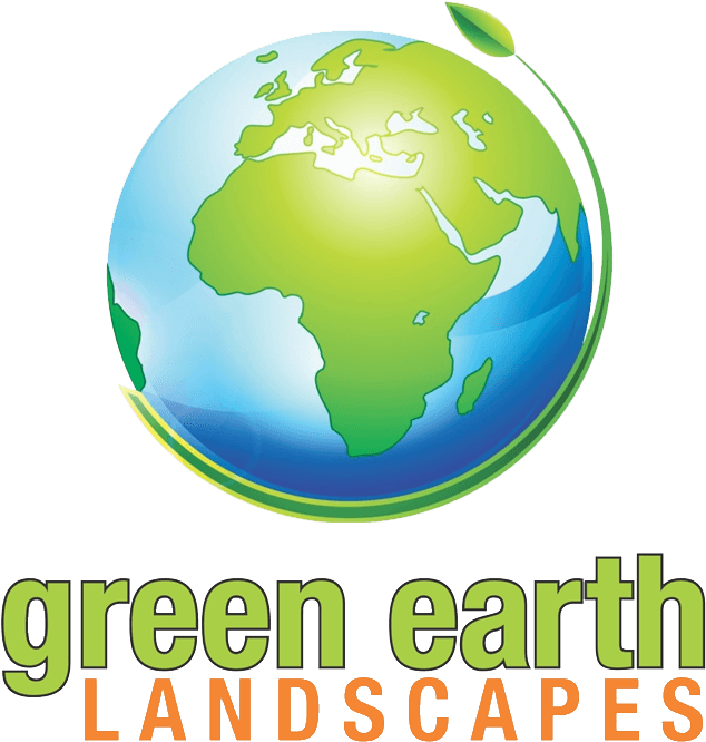 Green Earth Landscapes Logo - Earth (639x740), Png Download
